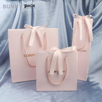 Sacs en Papier Kraft de Luxe Personnalisables avec Poignées pour Emballage de Cosmétiques, Bijoux, Cadeaux et Shopping, Imprimés avec Votre Propre Logo