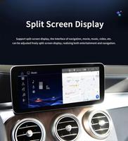 Autoradio Android Lecteur multimédia embarqué GPS intégré Montage sur tableau de bord 128G pour Mercedes-Benz Classe C (W204/W205/S204/S205)
