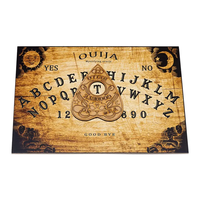 Cadeau d'Halloween : Accessoires Sorcière Wicca, Décoration Gothique, Divination Spirituelle, Planchette Ouija, Jeu de Société