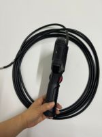 Boroscope articulé à 2 voies de 3 mm de diamètre avec écran IPS de 5 pouces, tube d'insertion de 1 m, stockage de 32 Go