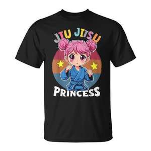T-shirt Jiu Jitsu Princess, design audacieux, unisexe, taille adulte - Product Image 1
