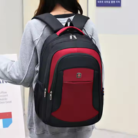 Sac à dos pour ordinateur portable personnalisé en gros, unisexe, pour loisirs et voyages, étanche, respirant, avec harnais à coussin d'air et port USB