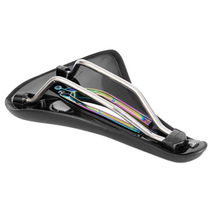 Sillín de <span class=keywords><strong>Bicicleta</strong></span> de Nariz Corta y Hueca, 250x160mm, Asiento Ancho y Cómodo para <span class=keywords><strong>Bicicleta</strong></span> de Carretera y Montaña, Asiento de Cuero de Microfibra para Hombres y Mujeres - Product Image 3
