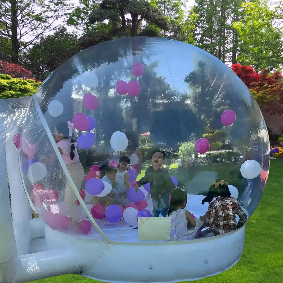 Inflatable bubble house with light bubble house with inflatable bottom high quality bubble house inflatable