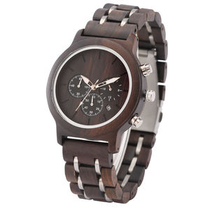 WYGICOO Montre En Bois Reloj Madera orologio In Legno Custom Wholesale Private Label OEM Orologi In Legno da uomo di lusso - Product Image 2