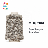 3,2NM Amerikanisches Alpaka-Effekt Fantasiegarn Wolle Recyceltes Polyester Chunky Strickgarn für Übergroße Pullover Kleidung Schal Mütze