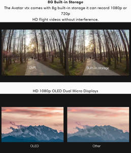SHARK walkled avatar HD vtx โมดูล22ms Lower 1080P ความหน่วง8GB จัดเก็บข้อมูลภายในระยะ4กม. สำหรับ walknshail fathd Dominator - Product Image 6