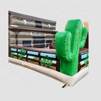 Wild West Cactus Rodéo gonflable Taureau mécanique/WEST Rodéo gonflable Taureau mécanique Riding Bouncer