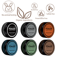 Nouveautés : Gel coiffant à séchage rapide pour homme, 6 couleurs, tenue forte, cire pour cheveux, pommade coiffante