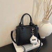 Sac fourre-tout mini en cuir PU avec logo personnalisé, sac à main mini tendance pour femmes, sac à bandoulière décontracté