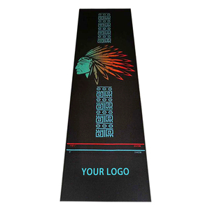 Tapis à fléchettes en acier inoxydable, noir, robuste, protecteur mural, pour sol - Product Image 1