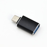 Convertisseur OTG à charge rapide USB3.0 Type C, adaptateur de données USB femelle vers Type C mâle avec boîtier