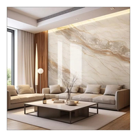 Paneles Decorativos 3D de PVC con Diseño de Grano de Piedra y Mármol, 3mm, Fáciles de Limpiar, para Sala de Estar