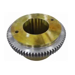 China Supplier Customized Metal Coupling Steel Rigid Shaft Drum Gear Coupling
