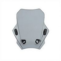 Pare-brise universel pour moto Kawasaki Yamaha Honda, matériau PC, support en alliage d'aluminium