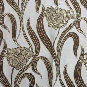 ผ้าม่านลายแจ็คการ์ดเมทัลลิกโพลีเอสเตอร์ 100% สไตล์แอลอาร์เอ็น สำหรับห้องนั่งเล่น - Product Image 5