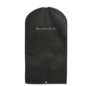 Wedding Dress Dustproof Non Woven Garment Bag Custom Design Cheap Suit Cover Bag durable reusable gown cover dress cover