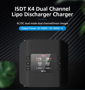 K4 AC 400W 1200W เครื่องชาร์จสมาร์ทบาลานซ์แบบสองช่องสัญญาณ 20A*2 1-8S LiHV พร้อม BattAir ระบบตรวจจับอัตโนมัติสำหรับโดรน RC รุ่นต่างๆ - Product Image 6