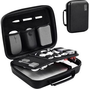 Hard Travel <strong>Electronic</strong> Organizer Case for Power Adapter Chargers Cables Power Bank Mouse <strong>Pencil</strong> USB Flash Disk SD Card