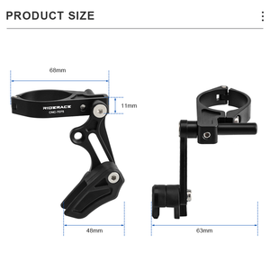RIDERACE Cadre de chaîne de guide de chaîne de vélo <span class=keywords><strong>vtt</strong></span> 31.8 34.9mm Clamp Guide de chaîne protecteur couverture 1X système pour CNC réglable de Type E - Product Image 5