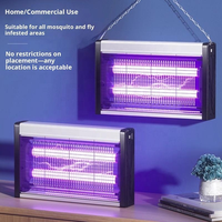Lámpara Mata Mosquitos LED de 8W, Repelente de Mosquitos Ultravioleta para el Hogar, Silencioso, Anti Moscas, Trampa Física para Insectos para el Control de Plagas