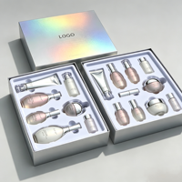 Boîte cadeau de luxe personnalisée, emballage en carton rigide avec couvercle et base en relief laser pour les cosmétiques et les soins de la peau