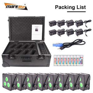 Uplights Pin Không Dây 3*18W Rgbwa + UV DJ Sân Khấu Backdrop <span class=keywords><strong>Par</strong></span> <span class=keywords><strong>Uplight</strong></span> Đối Với Wedding Party <span class=keywords><strong>LED</strong></span> <span class=keywords><strong>Par</strong></span> Ánh Sáng Với Trường Hợp - Product Image 5