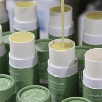 Tube vide en papier torsadé pour déodorant solide, 50 ml et 30 ml, en carton recyclé, 100 % recyclable