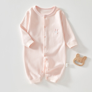 Combinaison d'été fine et mignonne pour bébés, unisexe, à manches longues, avec dos en maille respirante, pour nouveau-nés, motif dessin animé, en soie écologique - Product Image 3