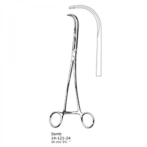 คีมหนีบหลอดลม Semb 24ซม. เครื่องมือผ่าตัดและหลอดเลือดและศัลยกรรมกระดูก - Product Image 5