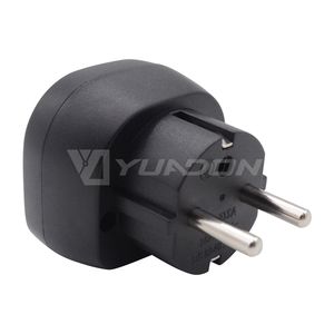 Adattatore da Viaggio YD-71SA UK-Germania, da <span class=keywords><strong>Presa</strong></span> Britannica a Spina Schuko 16A, Adattatore Impermeabile 2-in-1 per <span class=keywords><strong>iPhone</strong></span> - Product Image 3