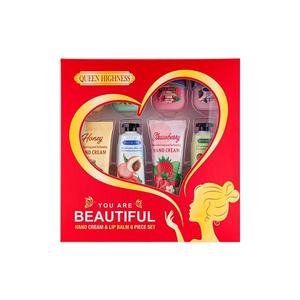 Coffret cadeau BEISITONG 8 pièces : baume à lèvres et crème <span class=keywords><strong>pour</strong></span> <span class=keywords><strong>les</strong></span> <span class=keywords><strong>mains</strong></span> aux saveurs fruitées, masques <span class=keywords><strong>pour</strong></span> <span class=keywords><strong>les</strong></span> lèvres 7g (4 chacun), 30g (4 chacun), hydratant et nourrissant - Product Image 1