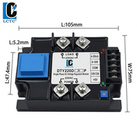 Regulador de Voltaje de Estado Sólido AC LCTC 10A 25A 40A 4-20mA 0-10V 0-5V SSR Monofásico 220V/380VAC Controlador de Potencia Tiristor SDTY