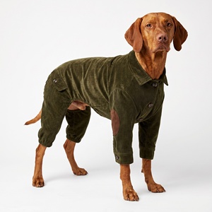 Giacca Autunnale per Cani a 4 Zampe in Corduroy Hunter - Fine-Wale - Product Image 1