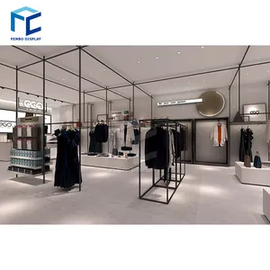 Retail garment shop interior design, design garments shop