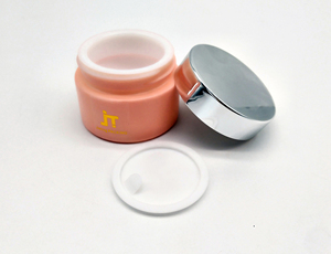 Frascos de Vidrio Cosméticos Transparentes Esmerilados de Lujo Personalizados de 5g-100g 1oz-2oz para Cremas Faciales/Oculares/Corporales con Tapas de Plástico - Product Image 4