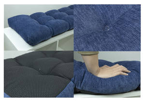 पेटियो विलर लोवेसट के लिए क्वाटेड बेंच सीट कुशन सॉफ्ट रॉकिंग चेयर लाउगर पैड मोटी बेंच - Product Image 3