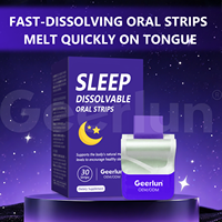 Bandes buccales OEM à marque privée pour un sommeil amélioré, relaxation anti-stress avec L-Théanine et Mélatonine, film oral dissolvable pour un sommeil apaisant