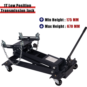 رافعة هيدروليكية فولاذية 1 طن في موضع منخفض مع مقابض وسلاسل أدوات مركبة لرفع السيارة رافعة 1 طن رافعة نقل - Product Image 2