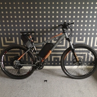 Kit de conversion de vélo électrique 72V 5000W à propulsion arrière pour VTT, avec panneau d'instruments coloré