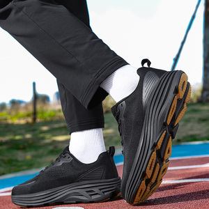 Chaussures de course respirantes en matériau de qualité supérieure, antidérapantes, confortables et douces, tendance pour hommes - Product Image 2