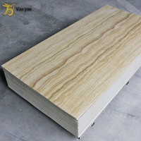 Panneau en PVC marbré design moderne, panneau UV 1220*2440*3mm, insonorisant, adapté aux hôtels et aux villas
