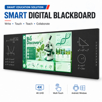 Tableau numérique interactif 4K intelligent avec écran multi-touch pour l'enseignement en classe, la formation et les salles de réunion