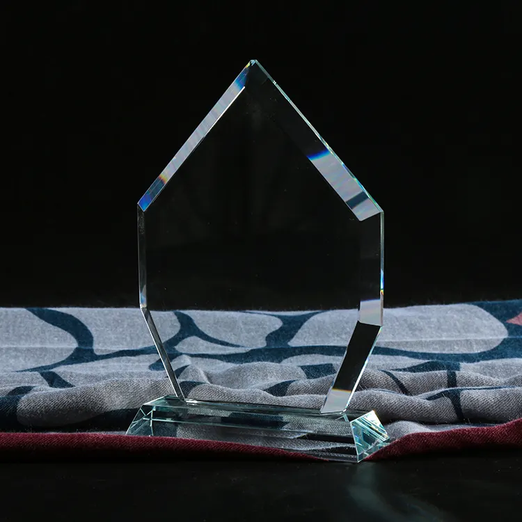 Trofeo di cristallo K9 personalizzato premio di vetro decorativo eventi sportivi souvenir riunione annuale premi trofeo di cristallo