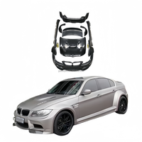 Bumper belakang mobil untuk BMW, 3 Seri/M3 E90 330i 335i Vorste Kit bodi lebar, fender Bumper depan rok samping