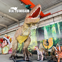Nouvelle Arrivée 2026 : Modèle de Dinosaure Animatronique Réaliste en Fibre de Verre pour Utilisation Intérieure/Extérieure dans les Centres Commerciaux et Parcs d'Aventures