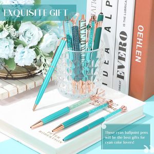 Festival cadeau métal cristal diamant <span class=keywords><strong>luxe</strong></span> stylos à <span class=keywords><strong>bille</strong></span> ensemble <span class=keywords><strong>stylo</strong></span> pour <span class=keywords><strong>femme</strong></span> filles - Product Image 3