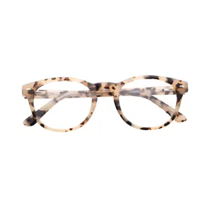 Fashionable Vintage Handmade Eyewear Acetate Eyeglasses Manufacturer Custom Brand Logo Optical Frames Acetate Glasses