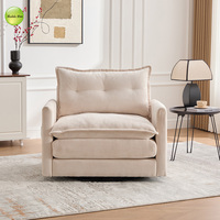 USA Entrepôt En Stock Moderne Pivotant À 360 ° Rembourré Accent Canapé Chaise Pour Salon Doux Loisirs Singe Lounge Fauteuil 9084