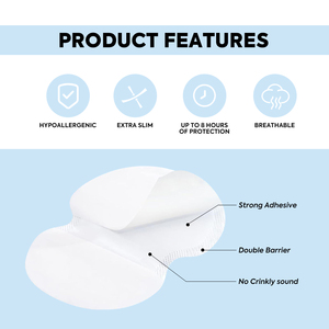 Patch absorbant jetable en coton respirant pour aisselles, idéal pour l'été – Meilleure vente - Product Image 4